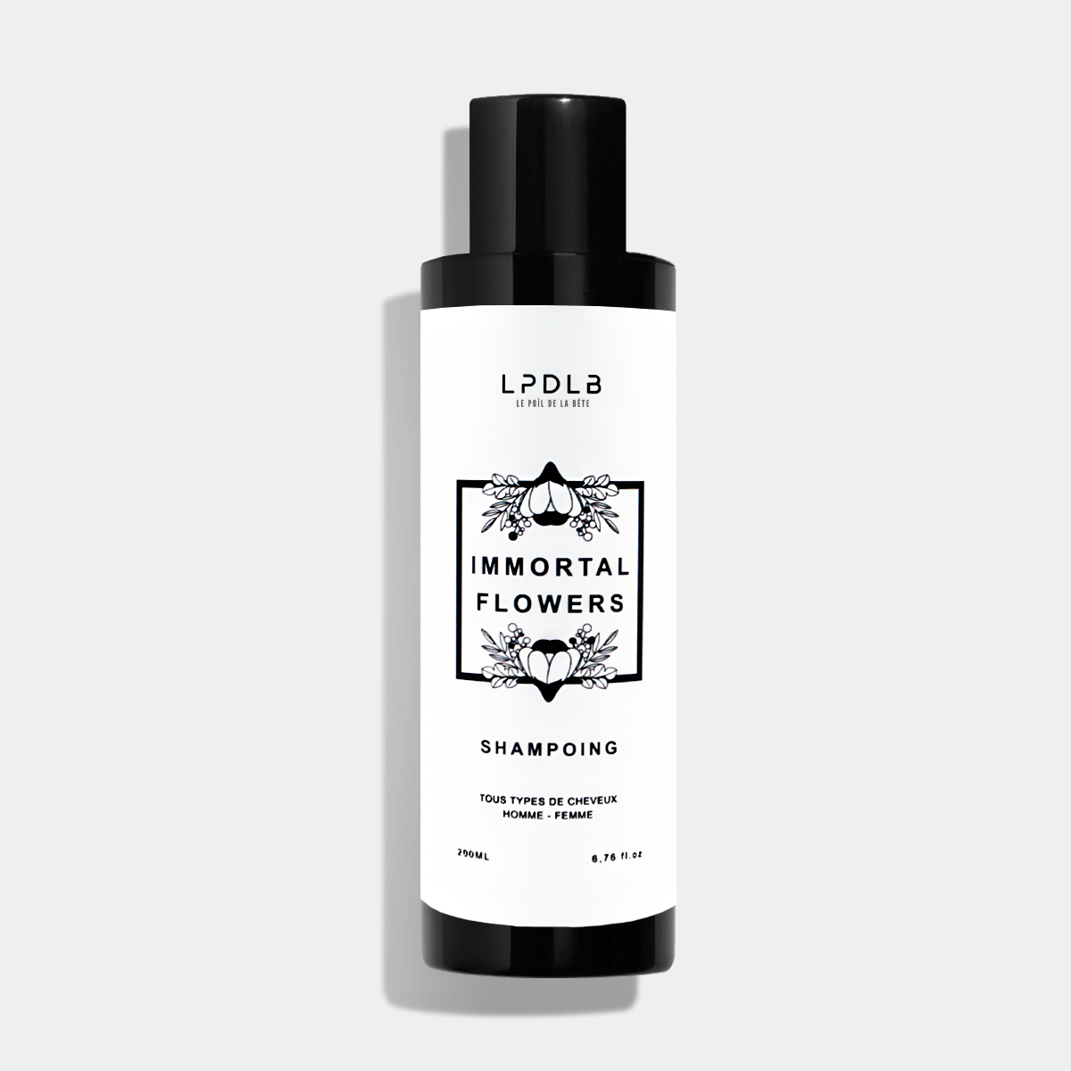Bouteille de shampoing immortal flowers LPDLB